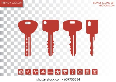 keys icon vector illustration EPS 10
