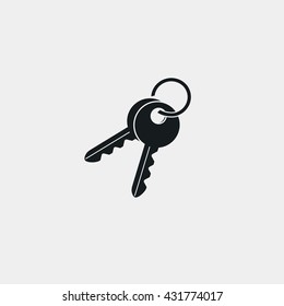 Keys Icon. Vector Image. EPS10