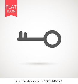 Keys icons , isolated. Closing and opening door. Sign and symbol . Locking and unlocking door vintage key pictogram, vector illustration.