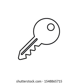 Keys icons , isolated. Closing and opening door. Sign and symbol . Locking and unlocking door vintage key pictogram, vector illustration.