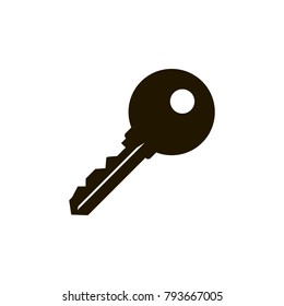 Keys icons , isolated. Closing and opening door. Sign and symbol . Locking and unlocking door vintage key pictogram, vector illustration.