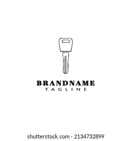 keys logo icon cartoon design template modern vector illustration