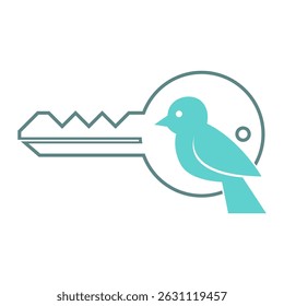 Keys logo icon design template