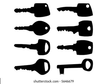 Keys vector