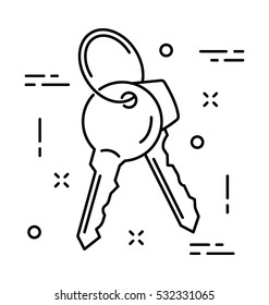 Keys Vector Icon