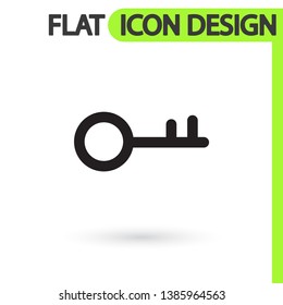 Keys  vector icon , lorem ipsum Flat design