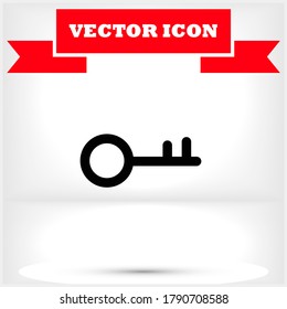 Keys vector icon , lorem ipsum Flat design