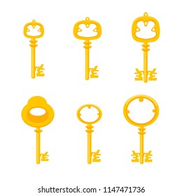 keys, vector illustration