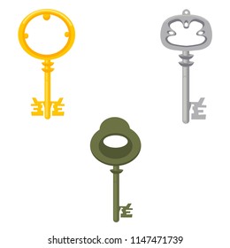 keys, vector illustration