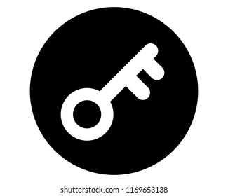 A keys vector illustration in flat color design