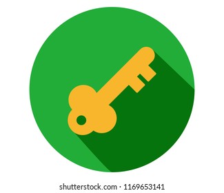 A keys vector illustration in flat color design