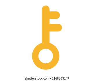 A keys vector illustration in flat color design