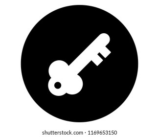 A keys vector illustration in flat color design