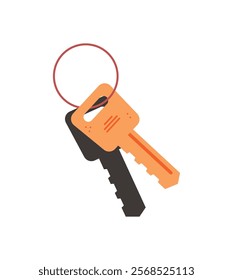 Keys vector set isolated on white background graphic clipart