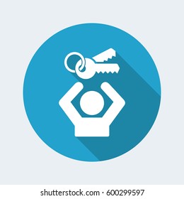 Keys - Vector web icon