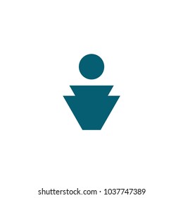 keystone logo design, abstract graphic icon, logo design template, symbol for company
