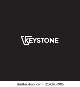 Keystone Logo Wordmark Design Stock Vector (Royalty Free) 2143906905 ...