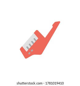 Icono de teclado. Elementos vectoriales de color simples de iconos de rock n roll para ui y ux, sitio web o aplicación móvil