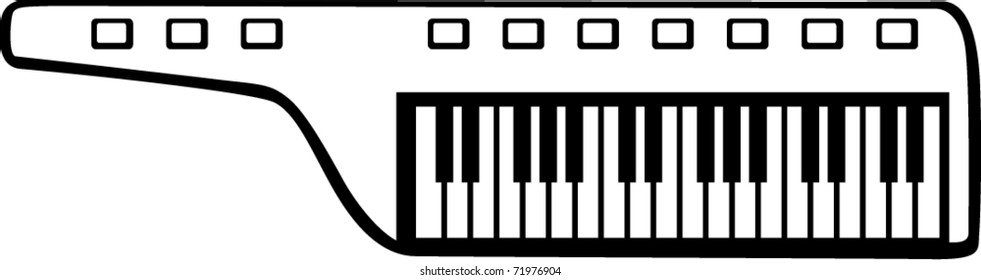 teclado musical de keytar