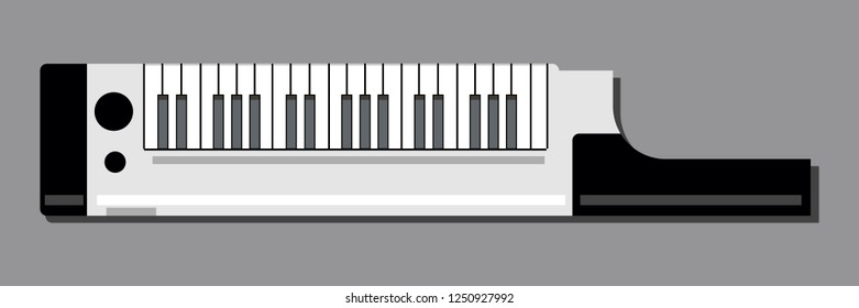 keytar vector illustration