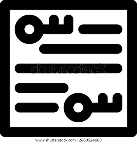 Keyword Density, Keywords, Density Outline Icon