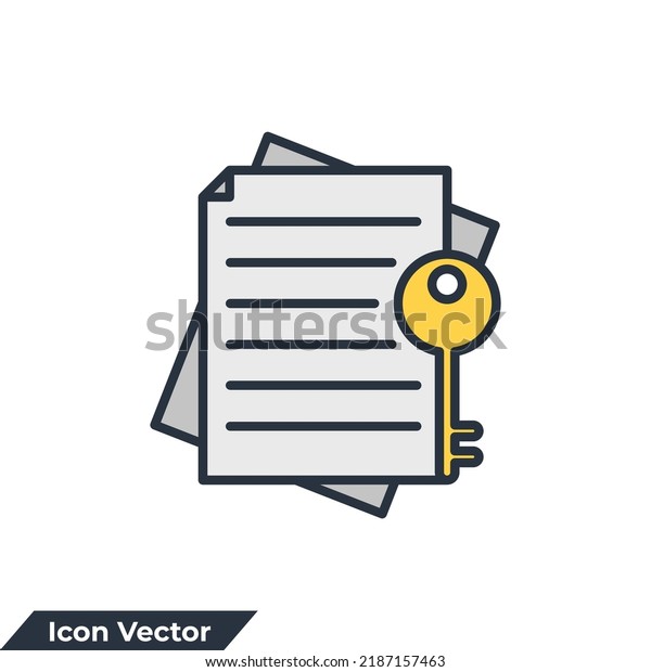Keyword Icon Logo Vector Illustration Key Stock Vector (Royalty Free ...