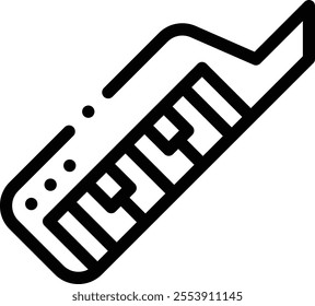keyword icon. Thin Linear Style Design Isolated On White Background