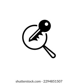 plantillas de diseño de vectores de iconos de palabra clave
