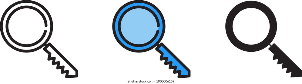 keyword icon, vector line illustration	