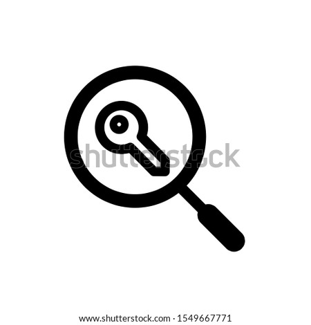 Keyword icon,vector illustration. Flat design style. vector keyword icon illustration isolated on White background, keyword icon Eps10. keyword icons graphic design vector symbols.