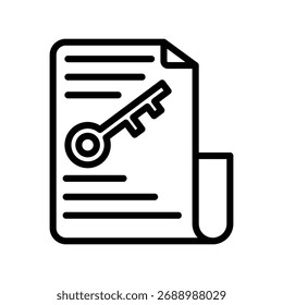 Keyword line icon , vector, pixel perfect, illustrator file 