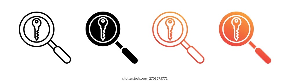 Keyword-Sammlung mit mehreren Stilsymbolen