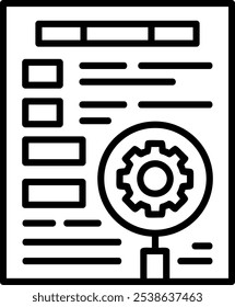 Keyword optimization Vector Icon Design Symbol