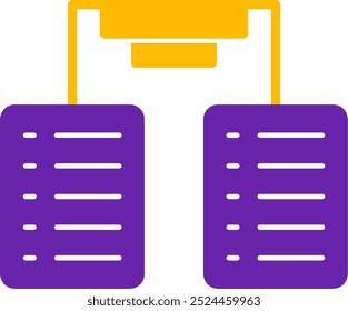 Keyword Proximity Glyph Two Color Vector Icon Design