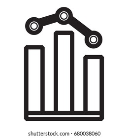 keyword ranking icon outline