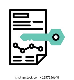 Keyword report icon