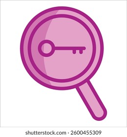 Keyword Research Icon Element For Design