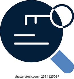 Keyword Research Icon for SEO Strategy and Website Optimization