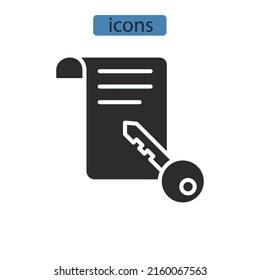 Keyword Research icons  symbol vector elements for infographic web