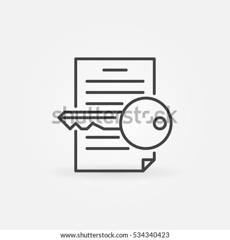 Keyword research line icon. Vector keywording symbol or logo element in thin line style