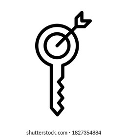 
keyword, keyword research, target, key fully editable vector icons
