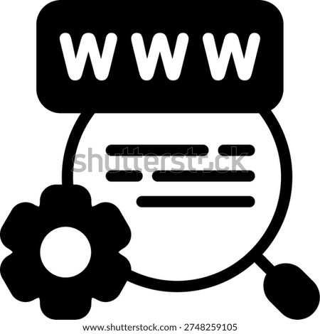 Keyword Research Vector Icon Design Symbol Design Symbol