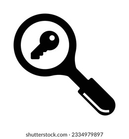 Keyword Search Icon ,Vector Graphics