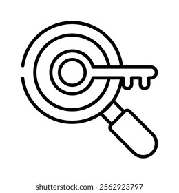 Keyword search vector design in modern style