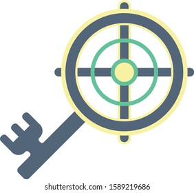 keyword Targeting icon vector illustration