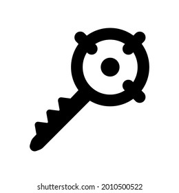 Keyword targeting icon.key,target (vector illustration)