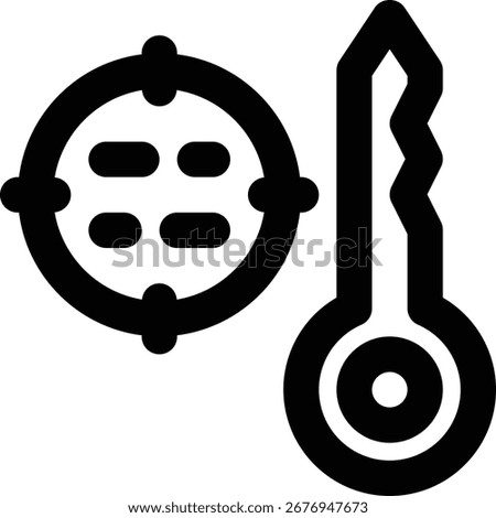 Keyword Targeting, Target Keyword, SEO Outline Icon