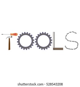 Keyword tools on a white background