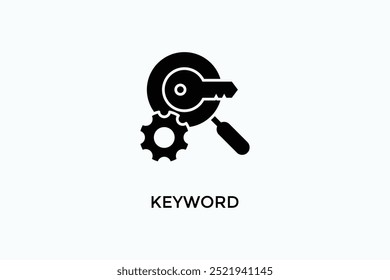 Keyword Vector Icon Or Logo Illustration