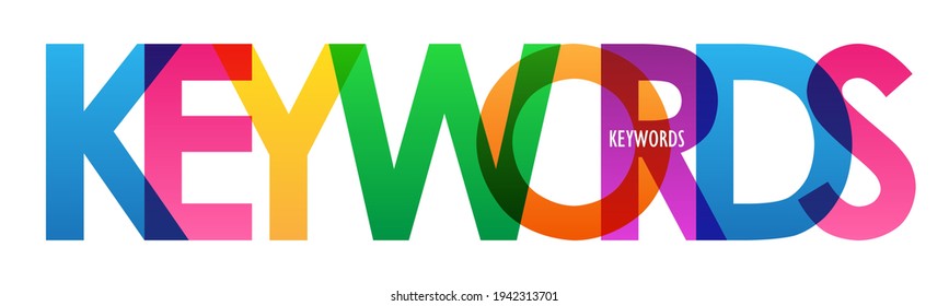 KEYWORDS colorful vector typography banner isolated on white background